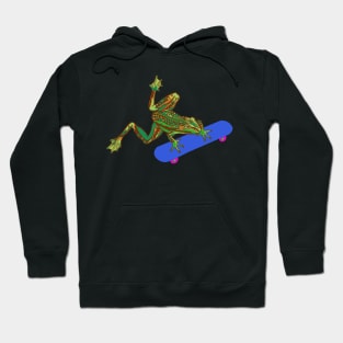 Skating Frog Hoodie